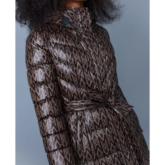 MACKAGE Calina Logo-print Padded Long Down Coat - Picture 7 of 15